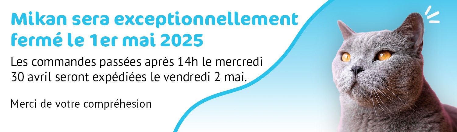 Fermeture 1er mai 2025